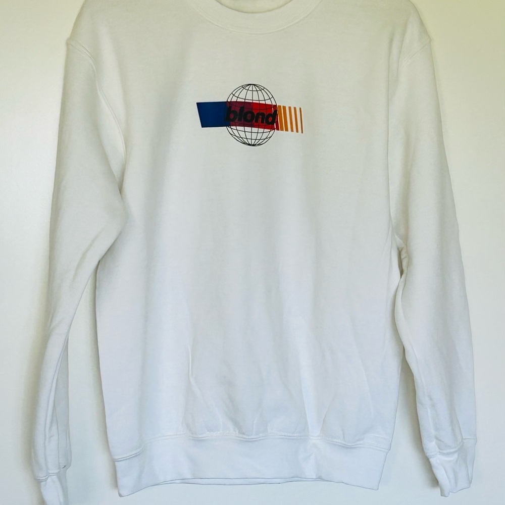 Frank Ocean Blond White Crewneck Sweater size S Never worn